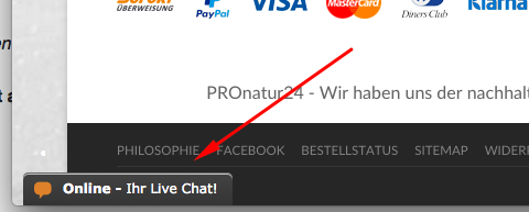 Live-Chat für schnelle Hilfe