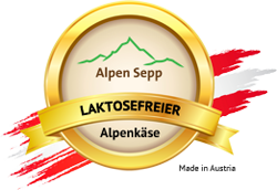 Seal for lactose-free Alpine cheese