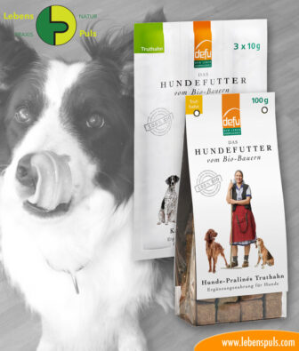 defu BIO dog snacks: chewing sticks and pralines