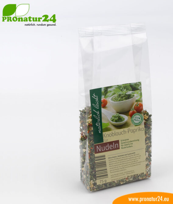 Garlic + paprika herbal mixture for pesto
