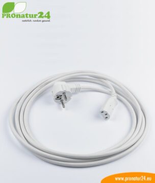Shielded cold appliance connection cable, 3 meters, white