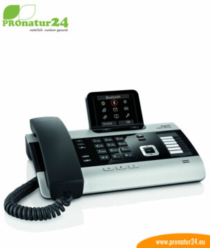 GIGASET DX800A telephone, wired, low-radiation ECO DECT +, ISDN, VoIP, answering machine
