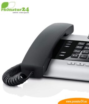 GIGASET DX800A telephone, wired, low-radiation ECO DECT +, ISDN, VoIP, answering machine
