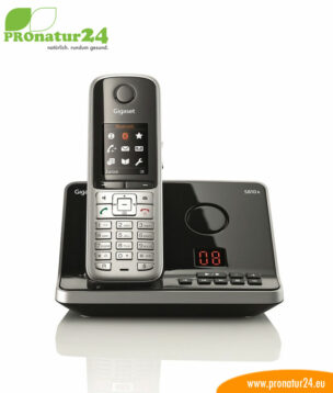 GIGASET S810A cordless telephone with answering machine, low-radiation with ECO-DECT
