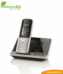 GIGASET S810A cordless telephone with answering machine, low-radiation with ECO-DECT