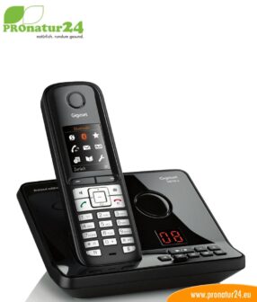 GIGASET S810A cordless telephone with answering machine, low-radiation with ECO-DECT