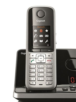 ▷ GIGASET S810A cordless telephone with answering machine, low-radiation  with ECO-DECT