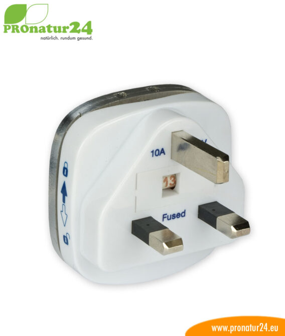 Individual grounding plugs by country and plug type