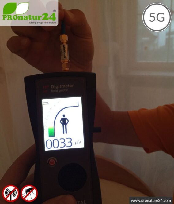 Shielding canopy electrosmog WIFI. Shielding radio up to 38 dB. Groundable. 5G ready!