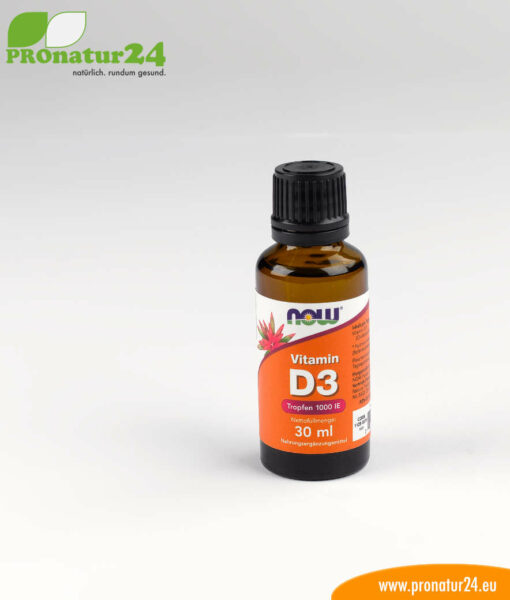 VITAMIN D3 1000 IE DROPS by NOW FOODS. Ideal for the less sunny winter!