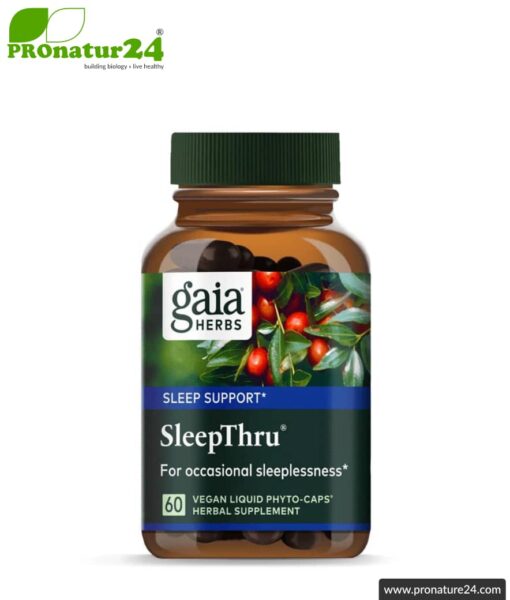 SLEEPTHRU by GAIA HERBS | can support refreshing sleep | 60 capsules | delivery on request