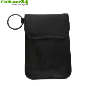 ANTI RFID NFC LEATHER protective car key bag | protective cover against car theft via radio for the Keyless-Go system