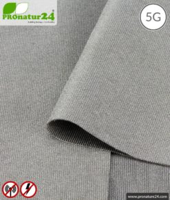 References, Testimonials, Credentials 2 SILVER ELASTIC shielding fabric for clothing | RF shielding with 99.999% efficiency (up to 50dB) | TÜV-SÜD quality tested. Groundable LF. Effective against 5G!