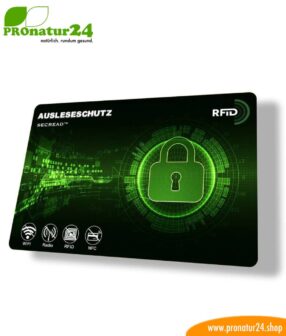 RFID NFC blocker card. Protective card & jammer / data protection for your cards in purses, wallets, and card cases