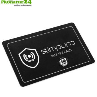 RFID NFC blocker card. Protective card & jammer / data protection for your cards in purses, wallets, and card cases