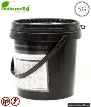 Shielding paint PRO54 | RF shielding up to 53 dB. No graphite effect = does not stain. Technically the most resilient shielding paint. | TÜV SÜD certified | Grounding necessary. Effective at 5G!