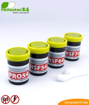 Sample set with 4 100 mL shielding paints against HF (radio) + LF (house supply) (YSHIELD).