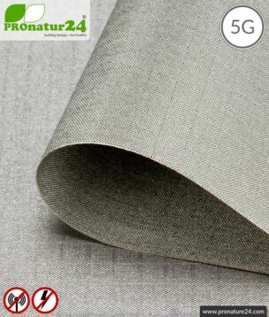 HNG100 shielding netting, up to 100 dB attenuation against HF + LF electrosmog. Effective against 5G!