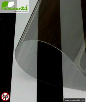 Shielding window film RDF62. Shielding attenuation HF up to 19 dB. Suitable for regions with reduced radio radiation and for indoor use.