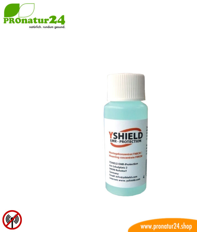 FMK30 mounting concentrate for wet, bubble-free application of our shielding window films, 30 ml