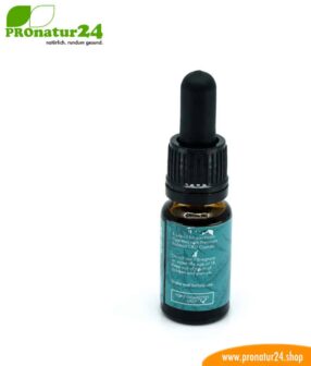 CBD E-LIQUID of cannabis plant with 1 % and 100 mg CBD, respectively. Without THC. For e-cigarettes and electric pipes. Suitable for nonsmokers!