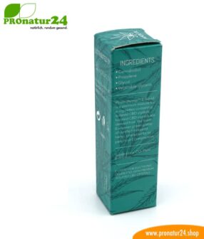 CBD E-LIQUID of cannabis plant with 3 % and 300 mg CBD, respectively. Without THC. For e-cigarettes and electric pipes. Suitable for nonsmokers!