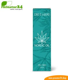 CBD E-LIQUID of cannabis plant with 3 % and 300 mg CBD, respectively. Without THC. For e-cigarettes and electric pipes. Suitable for nonsmokers!