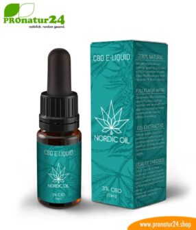 CBD E-LIQUID of cannabis plant with 3 % and 300 mg CBD, respectively. Without THC. For e-cigarettes and electric pipes. Suitable for nonsmokers!