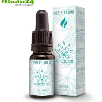 CBD E-LIQUID of cannabis plant with 3 % and 300 mg CBD, respectively. Without THC. For e-cigarettes and electric pipes. Suitable for nonsmokers!