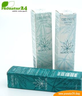 CBD PASTE from cannabis plant. Without THC. Organic and vegan produced by Nordic Oil.