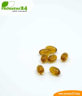 CBD SOFTGEL CAPSULES of cannabis plant with 4% CBD content. Without THC. Biologically produced by Nordic Oil.
