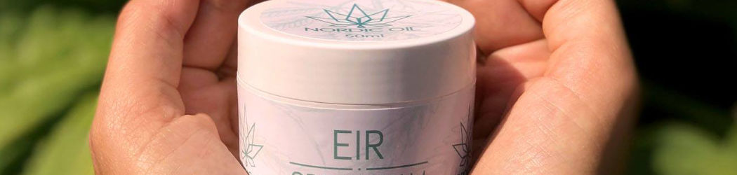 EIR CBD skin cream. Support and relief with PSORIASIS also with the power of the cannabis plant. Without THC. 14 EIR CBD skin cream. Developed by Nordic Oil as an aid to or against psoriasis via u.a. Cannabidiol. Without THC.