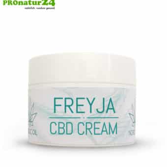 FREJYA CBD skin cream. Support and help with ECM (eczema / skin inflammation) also with the power of the cannabis plant. Without THC. Vegan.