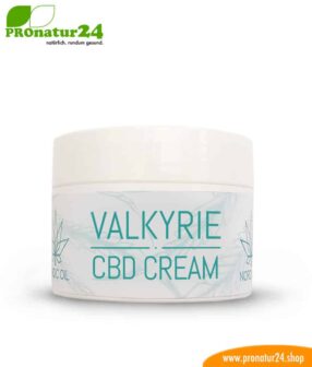 VALKYRIE CBD skin cream. Support and help with ACNE also with the power of cannabis plant. Without THC. Vegan.
