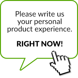 References, Testimonials, Credentials 1 Please write us your personal product experience. RIGHT NOW!