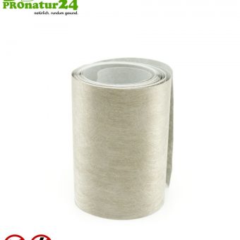 Self-adhesive shielding fleece EB3 with conductive adhesive for shielding and shielding fabrics. Width 10 cm. HF and LF.