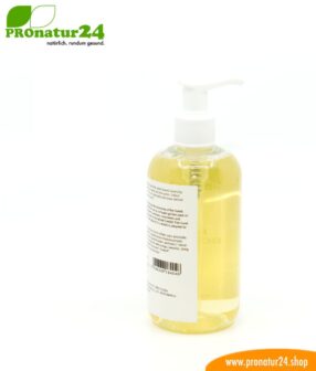 HAND & BODY SOAP liquid. A liquid soap which is also a wonderful shower gel. Pore-deep cleansing and nourishing at the same time.