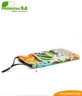 Cell phone case eWall for iPhone, Samsung, Huawei, etc. with electrosmog protection including 5G. 3in1 function incl. RFID data protection. Unique flower power design!