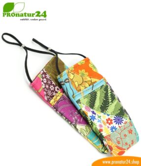 Cell phone case eWall for iPhone, Samsung, Huawei, etc. with electrosmog protection including 5G. 3in1 function incl. RFID data protection. Unique flower power design!