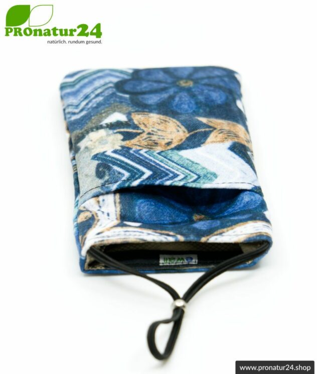 Cell phone case eWall in unique FELIX.blue design. XL.