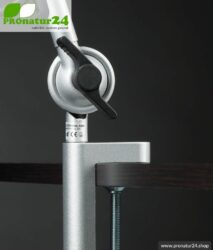 clamp base alusilver work lamp table top pronatur24 884 compressor