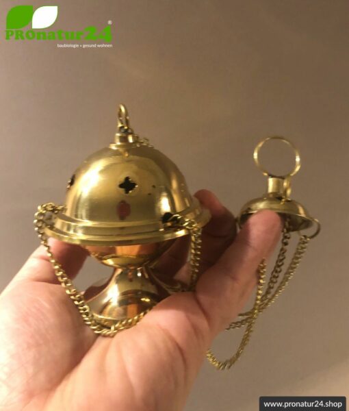 Incense burner hanging censer / Thurible in polished brass