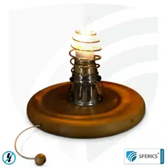 Shielded lamp base | For retrofitting e.g. salt crystal lamps and suitable lampshades | E14 socket. 15 Watt. 8 Shielded lamp base | For retrofitting e.g. salt crystal lamps and suitable lampshades | E14 socket. 15 Watt.