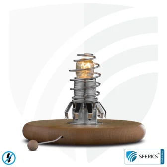 Shielded lamp base | For retrofitting e.g. salt crystal lamps and suitable lampshades | E14 socket. 15 Watt. 2 Shielded lamp base | For retrofitting e.g. salt crystal lamps and suitable lampshades | E14 socket. 15 Watt.