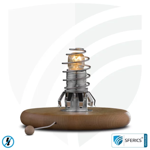 Shielded lamp base | For retrofitting e.g. salt crystal lamps and suitable lampshades | E14 socket. 15 Watt.