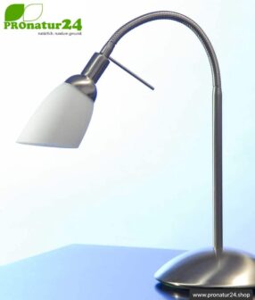 Shielded light shower as table lamp, E14 socket, 40 Watt