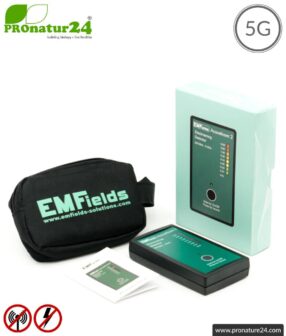 ACOUSTICOM 2 Electrosmog Detector | Broadband Measuring Device for Electrosmog HF | Detection of EMF radio radiation up to 8 GHz, including 5G. Entry level device!