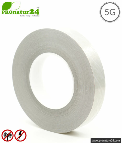 Grounding tape EBX, self-adhesive | grounding of shielding paint, shielding netting, shielding fleece, etc.. Variant 50 meters.