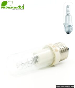 150 watts halogen lamp HALOLUX CERAM® | Model 64478 from OSRAM | 15 percent brighter than a 150 Watt light bulb | Warm white. E27.