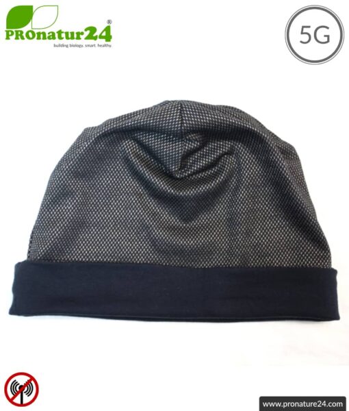 ANTIWAVE shielding cap Beany | Protection against electrosmog HF with efficiency >99,9 % (cell phone, WIFI, LTE) | 5G ready!